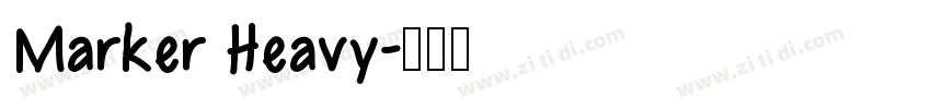 Marker Heavy字体转换